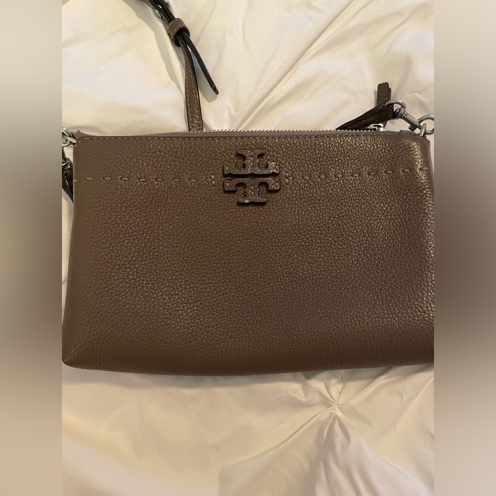 Gray Tory Burch Bag
